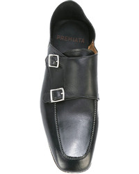 Черные кожаные монки от Premiata