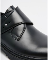 Черные кожаные монки от Aldo