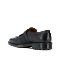 Черные кожаные монки от Doucal's