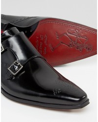 Черные кожаные монки от Jeffery West