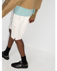 Мужские черные кожаные низкие кеды с вышивкой от Axel Arigato