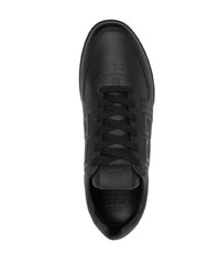 Мужские черные кожаные низкие кеды от Givenchy