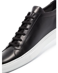 Мужские черные кожаные низкие кеды от Common Projects