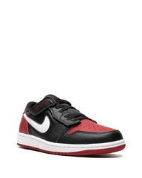 Мужские черные кожаные низкие кеды от Jordan