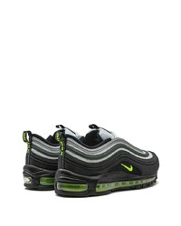 Мужские черные кожаные низкие кеды от Nike