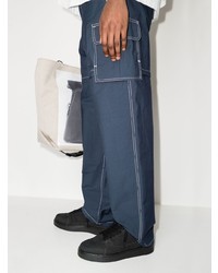 Мужские черные кожаные низкие кеды от Represent