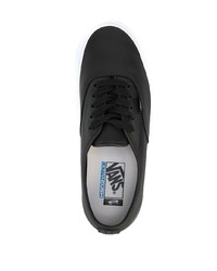 Мужские черные кожаные низкие кеды от Vans