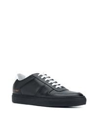 Мужские черные кожаные низкие кеды от Common Projects