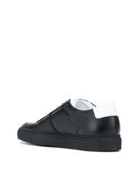 Мужские черные кожаные низкие кеды от Common Projects