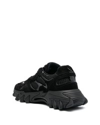 Мужские черные кожаные низкие кеды от Balmain