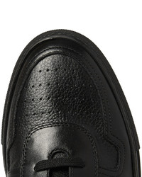 Мужские черные кожаные низкие кеды от Common Projects