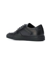 Мужские черные кожаные низкие кеды от Common Projects