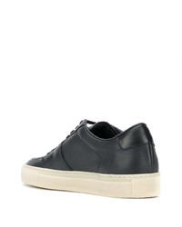 Мужские черные кожаные низкие кеды от Common Projects