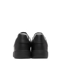 Мужские черные кожаные низкие кеды от Bottega Veneta