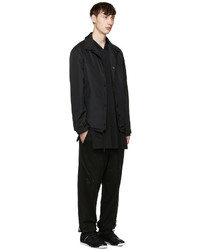 Мужские черные кожаные низкие кеды от Y-3