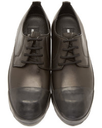 Мужские черные кожаные низкие кеды от Ann Demeulemeester