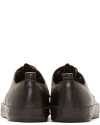Мужские черные кожаные низкие кеды от Ann Demeulemeester