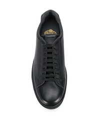 Мужские черные кожаные низкие кеды от Church's