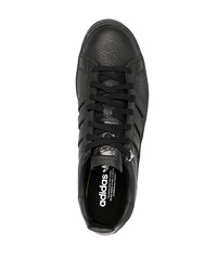 Мужские черные кожаные низкие кеды от adidas by 032c