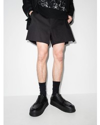 Мужские черные кожаные низкие кеды от Marsèll