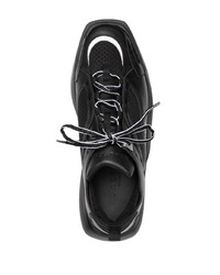 Мужские черные кожаные низкие кеды от 1017 Alyx 9Sm