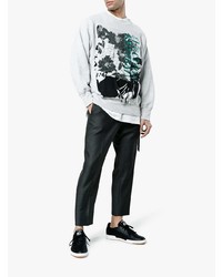 Мужские черные кожаные низкие кеды от Reebok