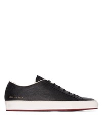 Мужские черные кожаные низкие кеды от Common Projects