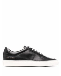 Мужские черные кожаные низкие кеды от Common Projects