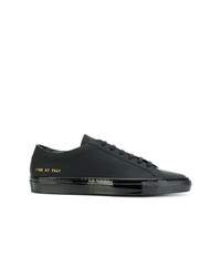 Мужские черные кожаные низкие кеды от Common Projects