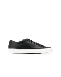 Мужские черные кожаные низкие кеды от Common Projects