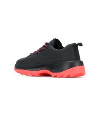 Мужские черные кожаные низкие кеды от Camper Lab