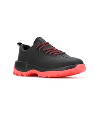 Мужские черные кожаные низкие кеды от Camper Lab