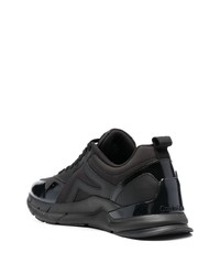 Мужские черные кожаные низкие кеды от Calvin Klein