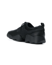 Мужские черные кожаные низкие кеды от Camper Lab