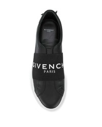 Мужские черные кожаные низкие кеды от Givenchy