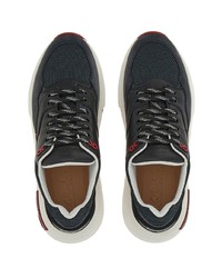 Мужские черные кожаные низкие кеды от Ferragamo