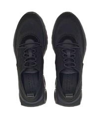 Мужские черные кожаные низкие кеды от Ferragamo