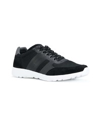 Мужские черные кожаные низкие кеды от Tommy Hilfiger