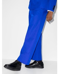 Мужские черные кожаные низкие кеды от Auxiliary