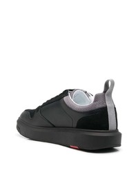 Мужские черные кожаные низкие кеды от Armani Exchange