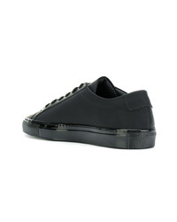 Мужские черные кожаные низкие кеды от Common Projects