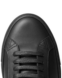 Мужские черные кожаные низкие кеды от Givenchy