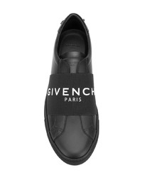 Мужские черные кожаные низкие кеды от Givenchy