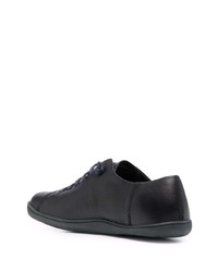 Мужские черные кожаные низкие кеды от Camper