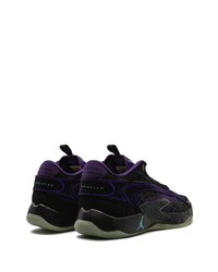 Мужские черные кожаные низкие кеды от Jordan