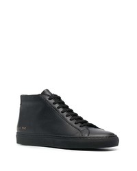 Мужские черные кожаные низкие кеды от Common Projects