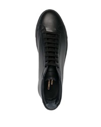 Мужские черные кожаные низкие кеды от Common Projects