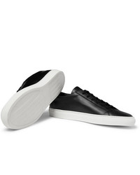 Мужские черные кожаные низкие кеды от Common Projects