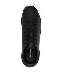 Мужские черные кожаные низкие кеды от Raf Simons