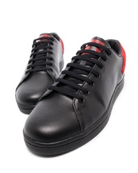 Мужские черные кожаные низкие кеды от Raf Simons